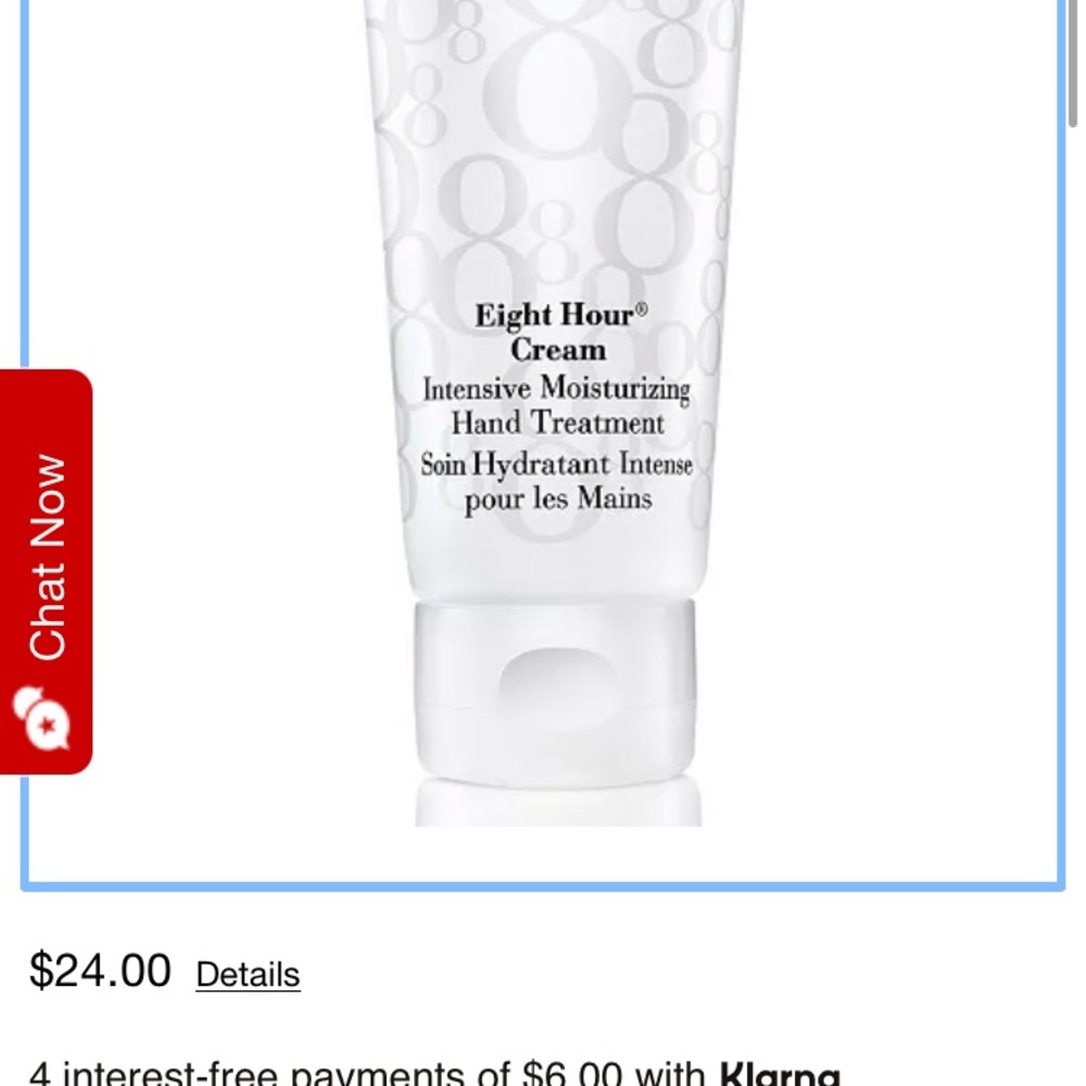 8 hours body cream